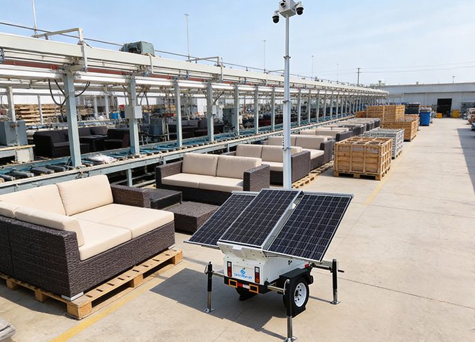 Manufacturing AI Mobile Camera Surveillance Security Trailers