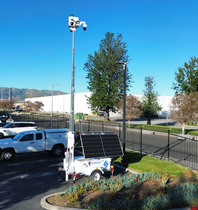 SiteWatch AI Mobile Camera Surveillance Trailers