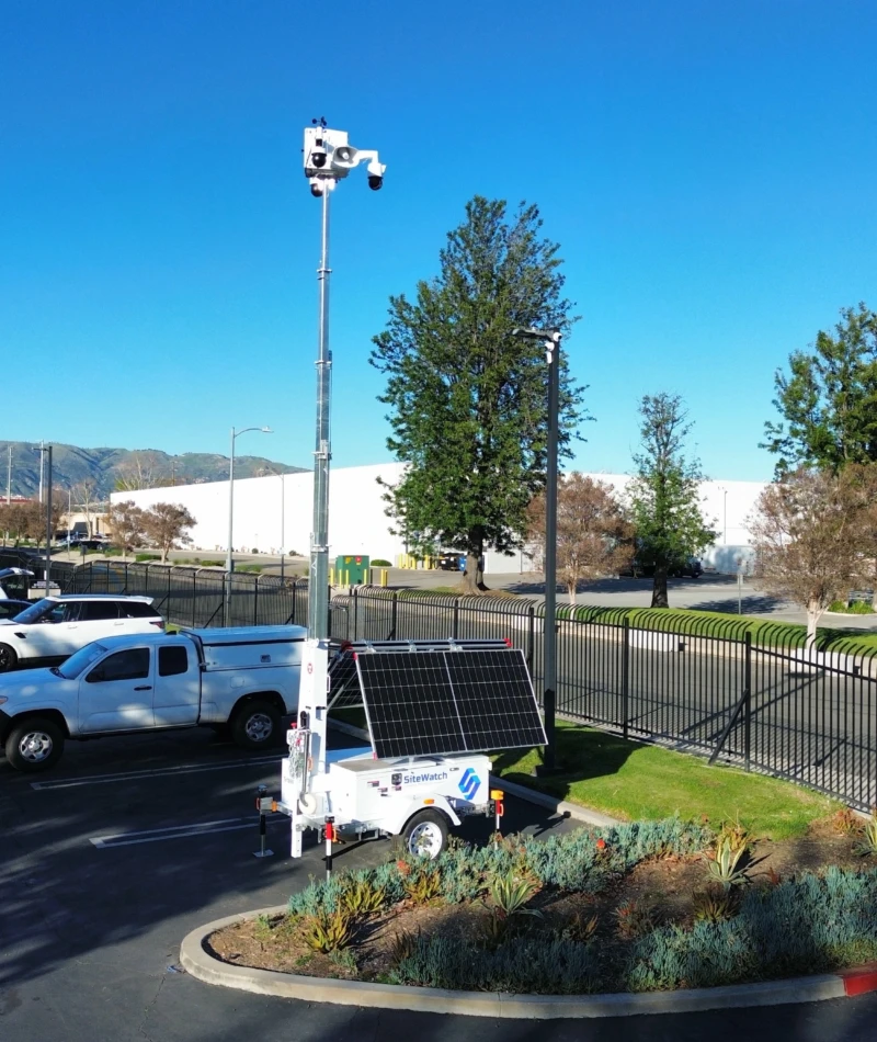 SiteWatch AI Mobile Camera Surveillance Trailers