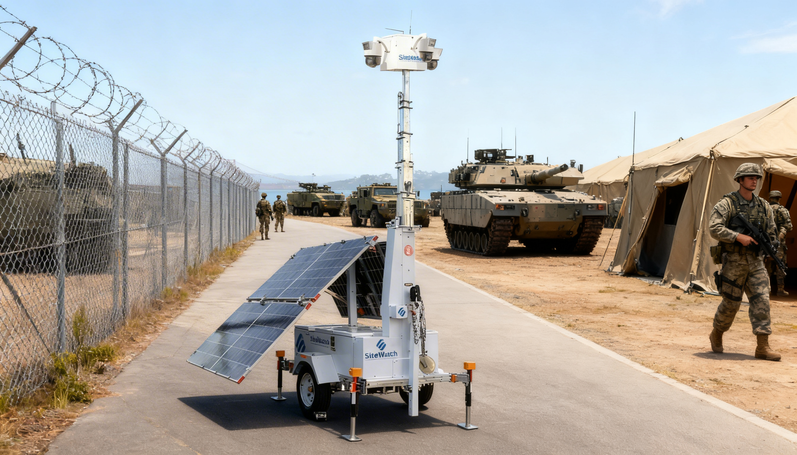 Autonomous Security Towers for Base & Perimeter Defense